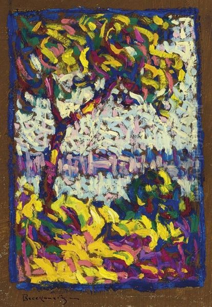 Fauvist Landscape Oil Painting by Hugh Henry Breckenridge