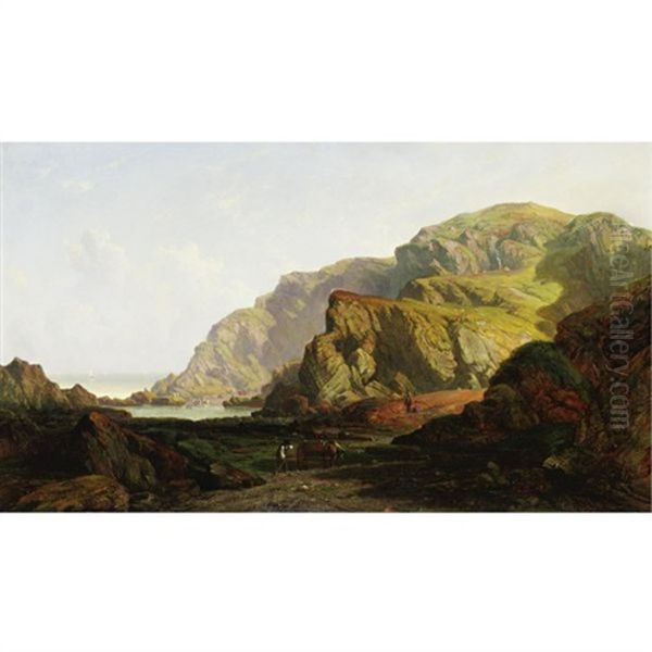 Glennabbey, North Wales Oil Painting by John Frederick Tennant