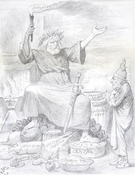 The Spirit Of Christmas Present by John (Sir) Tenniel