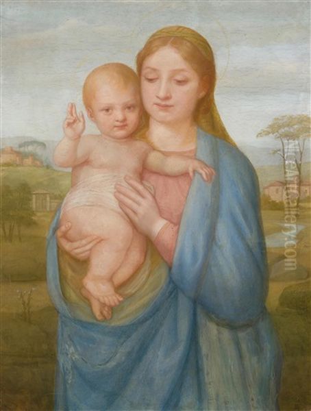 Madonna Mit Kind by Heinrich Tentschert