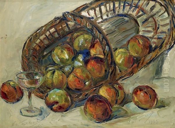 Nature Morte Aux Fruits Oil Painting by Vladimir Terlikovsky