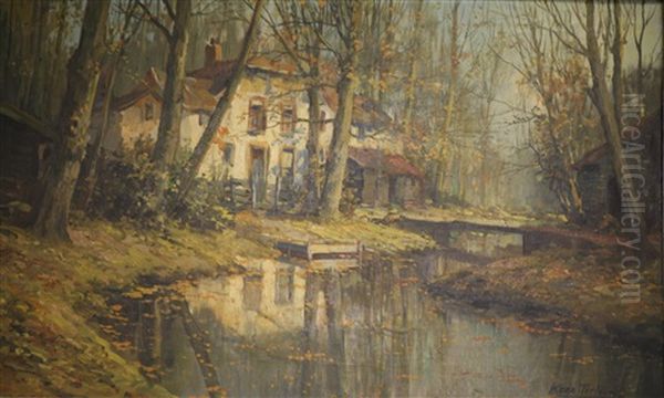 Ryswyk Voorbourg Hollande Oil Painting by Kees Terlouw