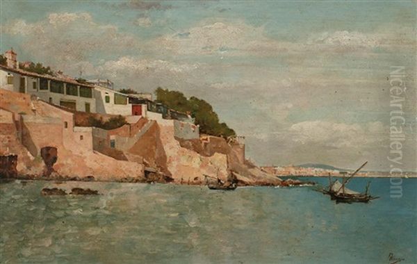 Costa Mallorquina Oil Painting by Gaspar Terrasa