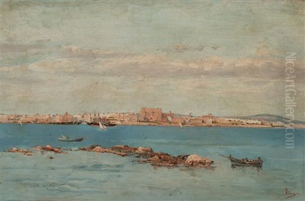 Bahia De Palma De Mallorca Oil Painting by Gaspar Terrasa