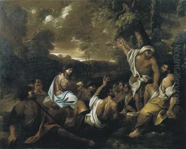 Giuseppe Racconta Il Sogno Ai Suoi Fratelli Oil Painting by Pietro Testa