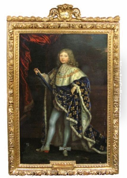 Portrait De Louis Xiv Oil Painting by Henri Testelin