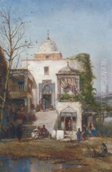 Sidi Bo Said Oil Painting by Paul Constantin Dominique Tetar van Elven