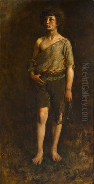 Portrait Of David Oil Painting by Abbott Handerson Thayer