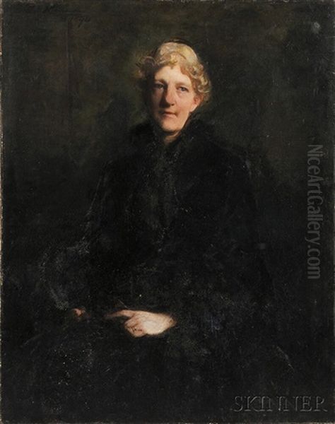 Portrait Of Helen Bigelow Merriman Oil Painting by Abbott Handerson Thayer