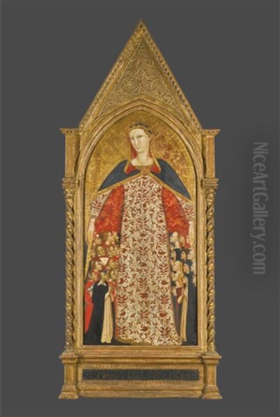 The Madonna Della Misericordia Oil Painting by  The Master of 1336