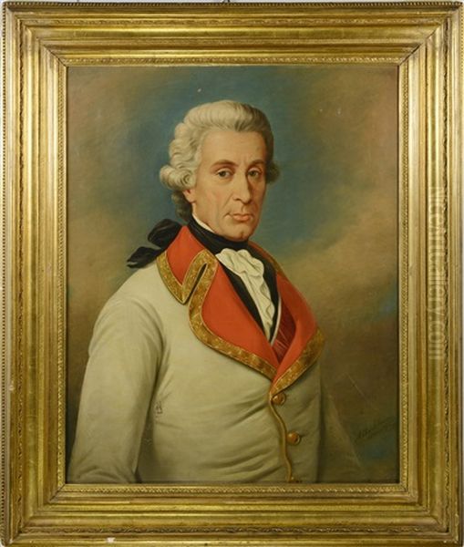 General Ernst Gideon Von Laudon Oil Painting by Albert Theer