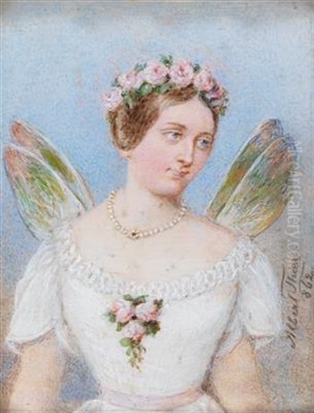 A Portrait Of A Girl As Psyche by Albert Theer