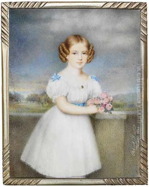 A Girl In White Dress by Robert Theer