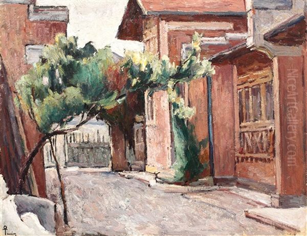 Ulita Din Constanta Oil Painting by Ion Theodorescu Sion