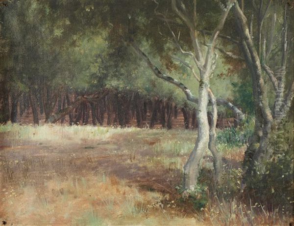 A Floresta Oil Painting by Charles James Theriat