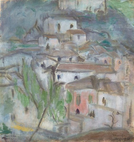 Taormina Oil Painting by Ellen Thesleff