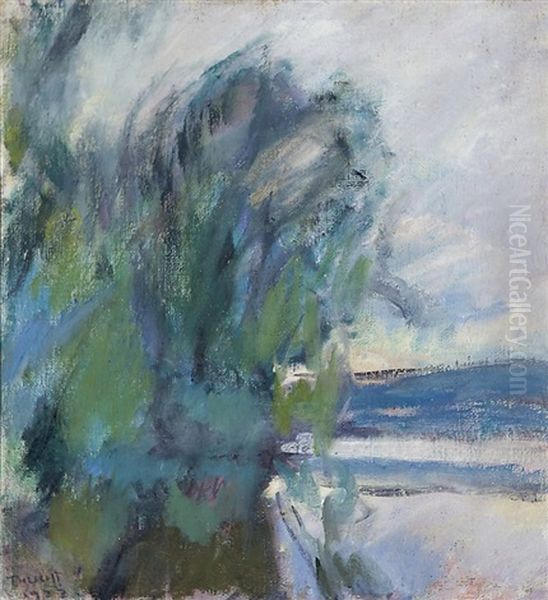 Landscape From Murole In Ruovesi Finland Oil Painting by Ellen Thesleff