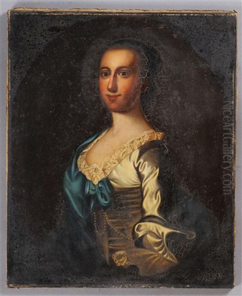 Portrait Of Rebecca Brewton Motte Oil Painting by Jeremiah Theus