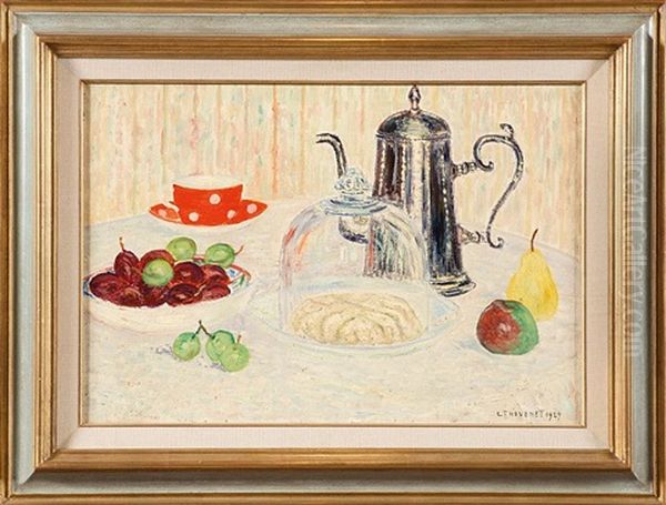 La Table Dressee Oil Painting by Louis Thevenet