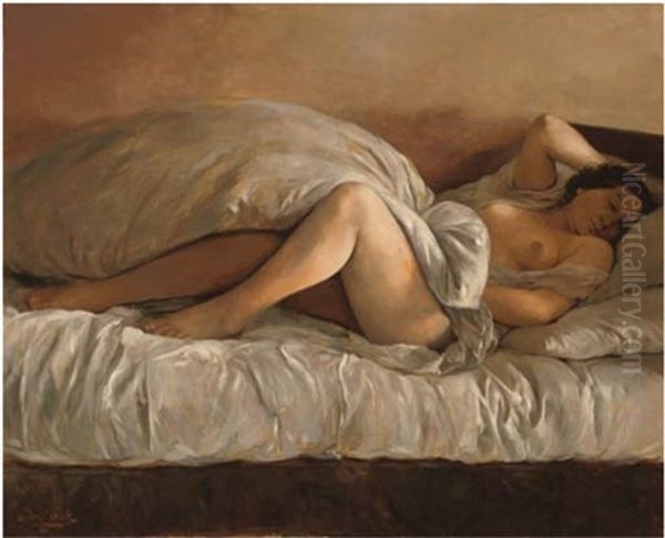 The Siesta Oil Painting by Hans Thiele