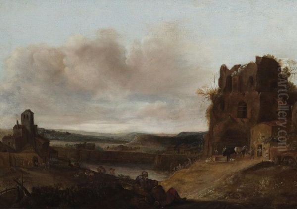 Classical Landscape Oil Painting by Bartholomeus Breenbergh