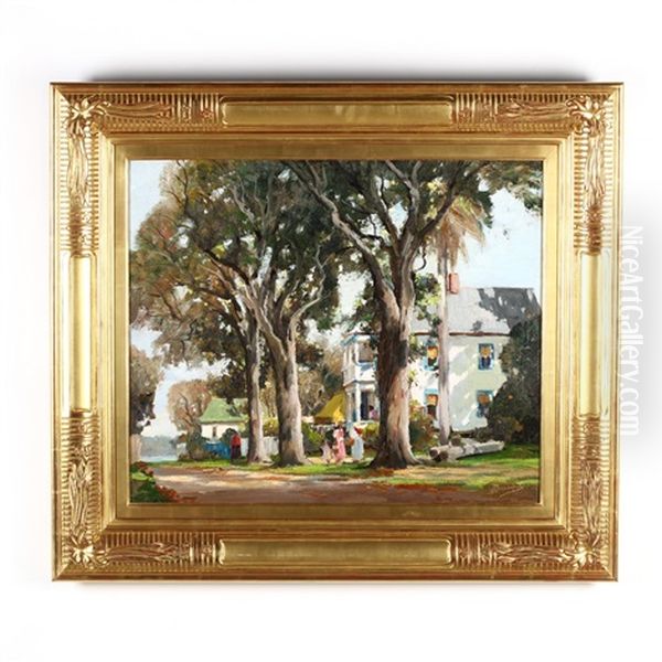 Easter Sunday, Lincolnville, St. Augustine, Florida Oil Painting by Anthony Thieme