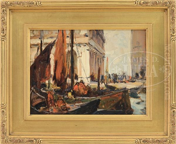 Venice Scene Oil Painting by Anthony Thieme