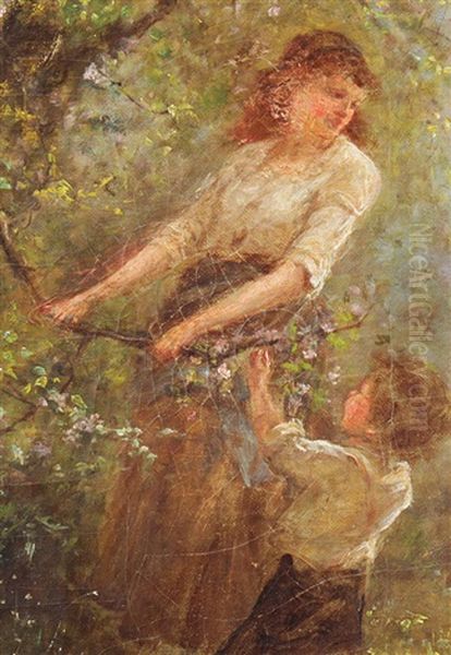 Spring Oil Painting by James Crawford Thom