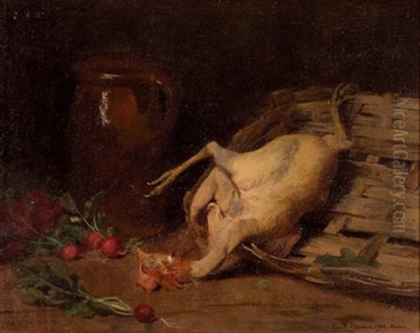 Kuchenstillleben Oil Painting by Emil Thoma