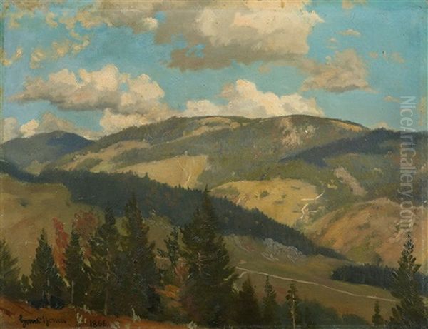 Study From The Surroundings Of Bernau Oil Painting by Hans Thoma