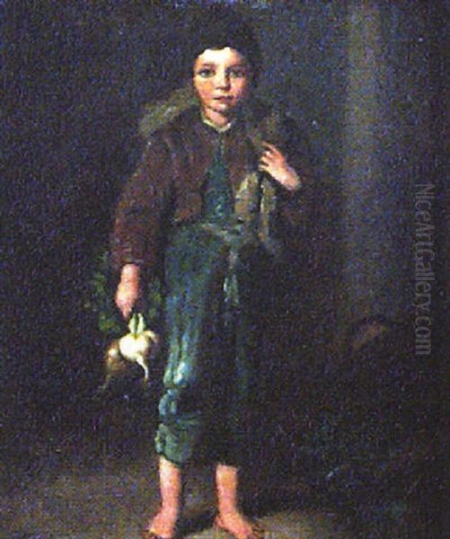 The Squire's Son Oil Painting by Hedwig Thoma