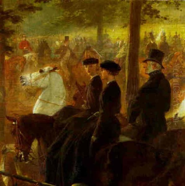 Parade Der Eitelkeiten Oil Painting by George Housman Thomas