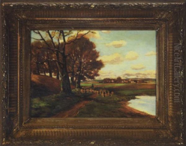 Early Spring Oil Painting by Paul Thomas