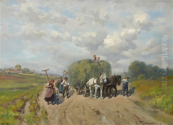 Hay Harvest by Desire Thomassin