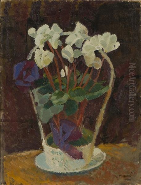 Flower Still-life Oil Painting by Verner Thome