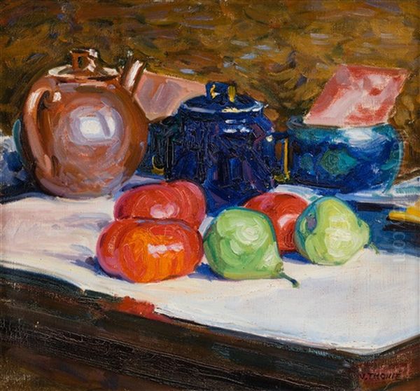 Still Life Oil Painting by Verner Thome