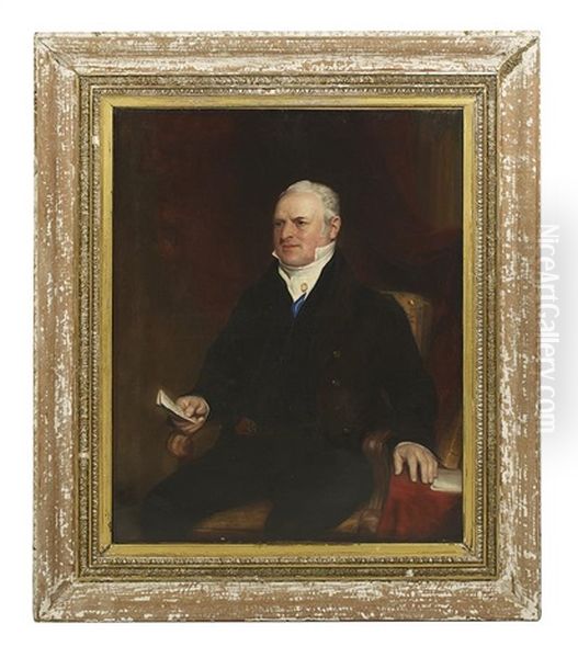 Portrait Of William Grant, Esq. Of Carrs Bank Oil Painting by Thomas Clement Thompson