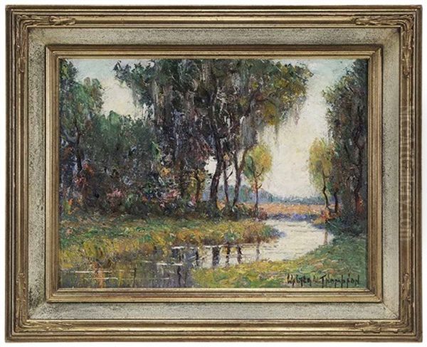 Indian Summer, Sea Island, Georgia Oil Painting by Walter Whitcomb Thompson