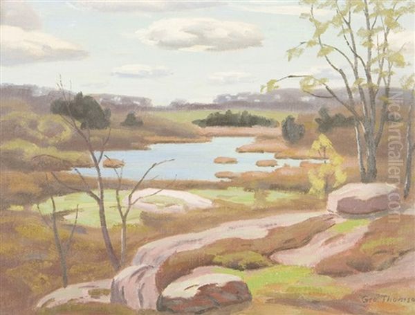 Spring In Muskoka Oil Painting by George Thomson