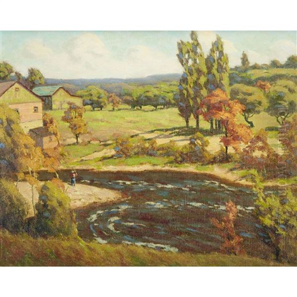 The Old Mill Oil Painting by George Thomson