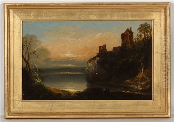 Ravenscraig Castle Oil Painting by John Thomson