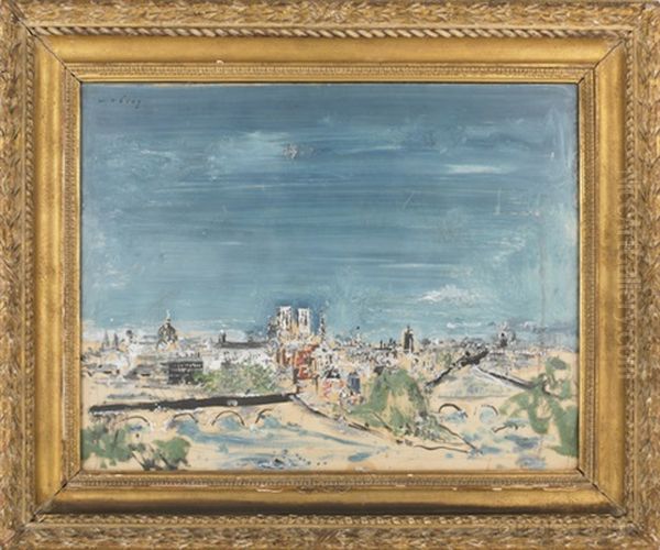 View Of Paris Oil Painting by Wilhelm Thoeny