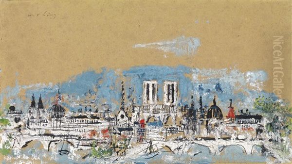 Paris Oil Painting by Wilhelm Thoeny