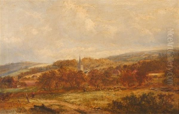 Landscape With Church by Joseph Thors