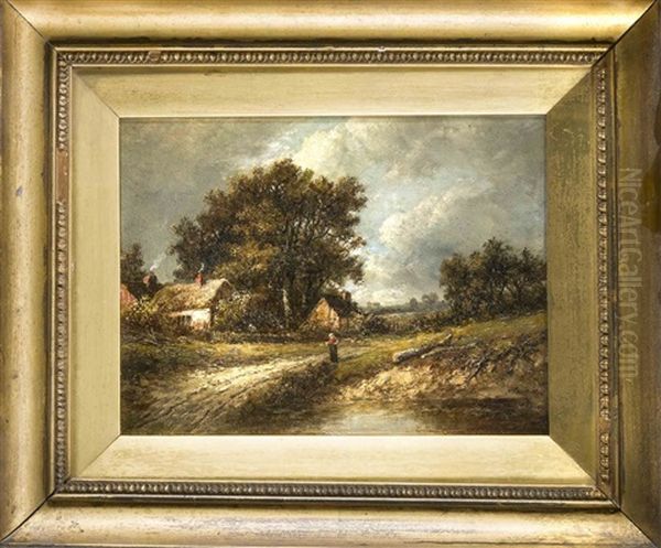 Paar Herbstliche Landschaften Oil Painting by Joseph Thors