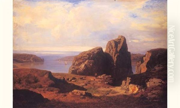 Vue De La Cote Amalfitaine by Pierre Thuillier