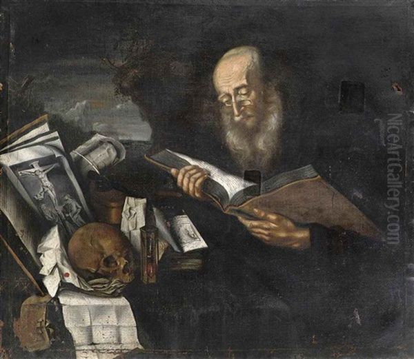 Saint Jerome Oil Painting by Christian von Thum the Elder