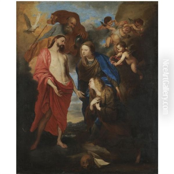 Noli Me Tangere Oil Painting by Pieter Thys