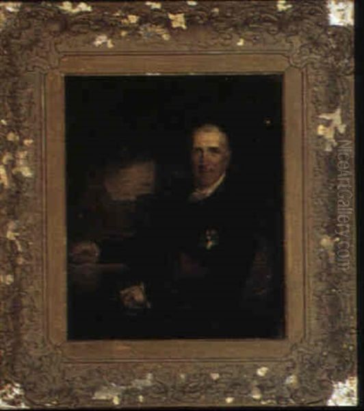 Portrait Of Sir John Colpoys G.c.b. by Domenico Pellegrino Tibaldi