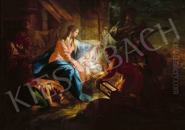 Adoration Of The Shepherds Oil Painting by Giovanni Battista Tiepolo